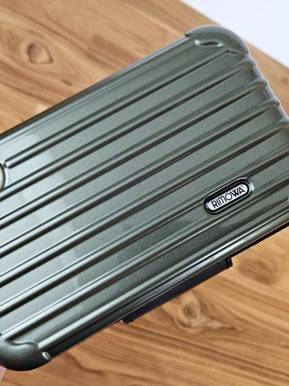 Rimowa Eva Air Amenity Toiletry Hard Case Only, Light Olive Green